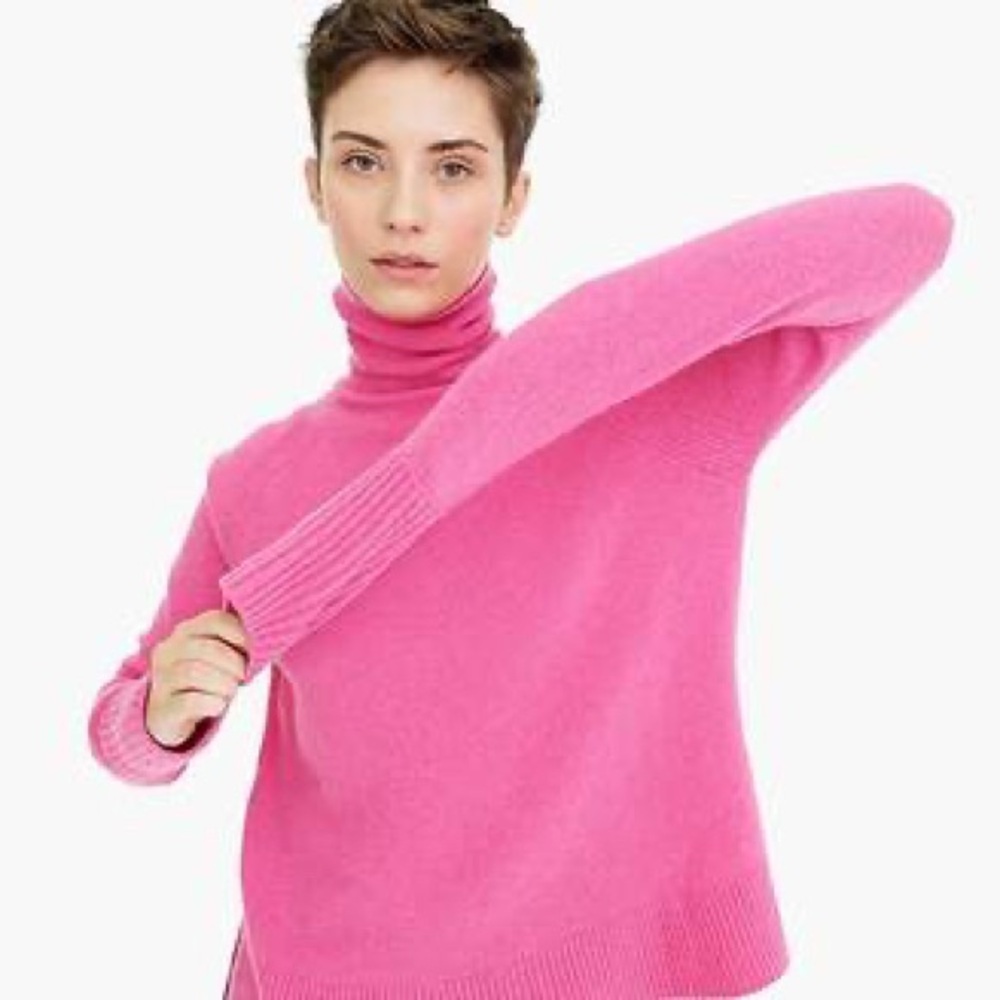 J.Crew Turtleneck with side slits in supersoft yarn